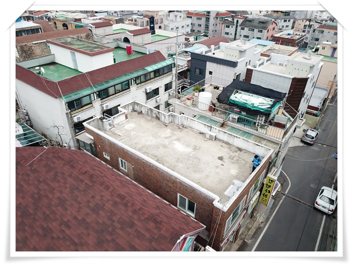 청주옥상방수 시공 전 